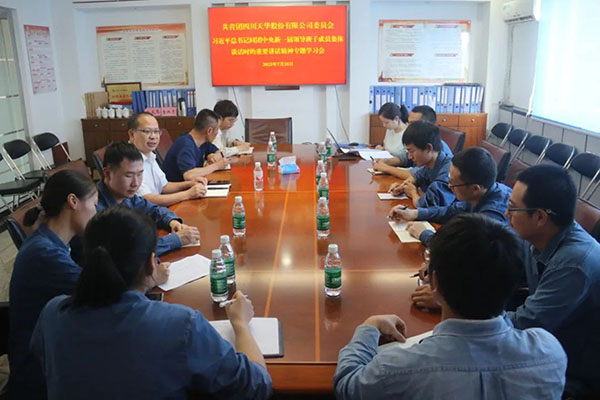 公司团委深刻进建习近平总书记同团中央新一届辅导班子成员集体发言时的沉要讲话心灵